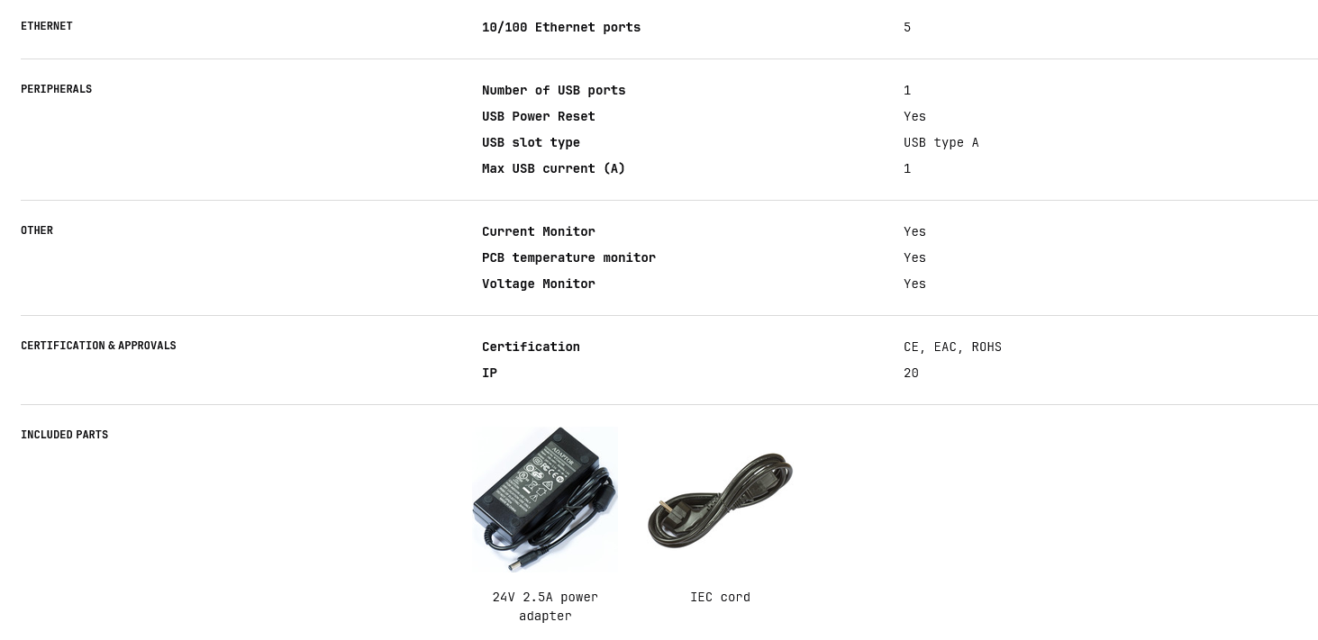 Mikrotik hEX PoE lite